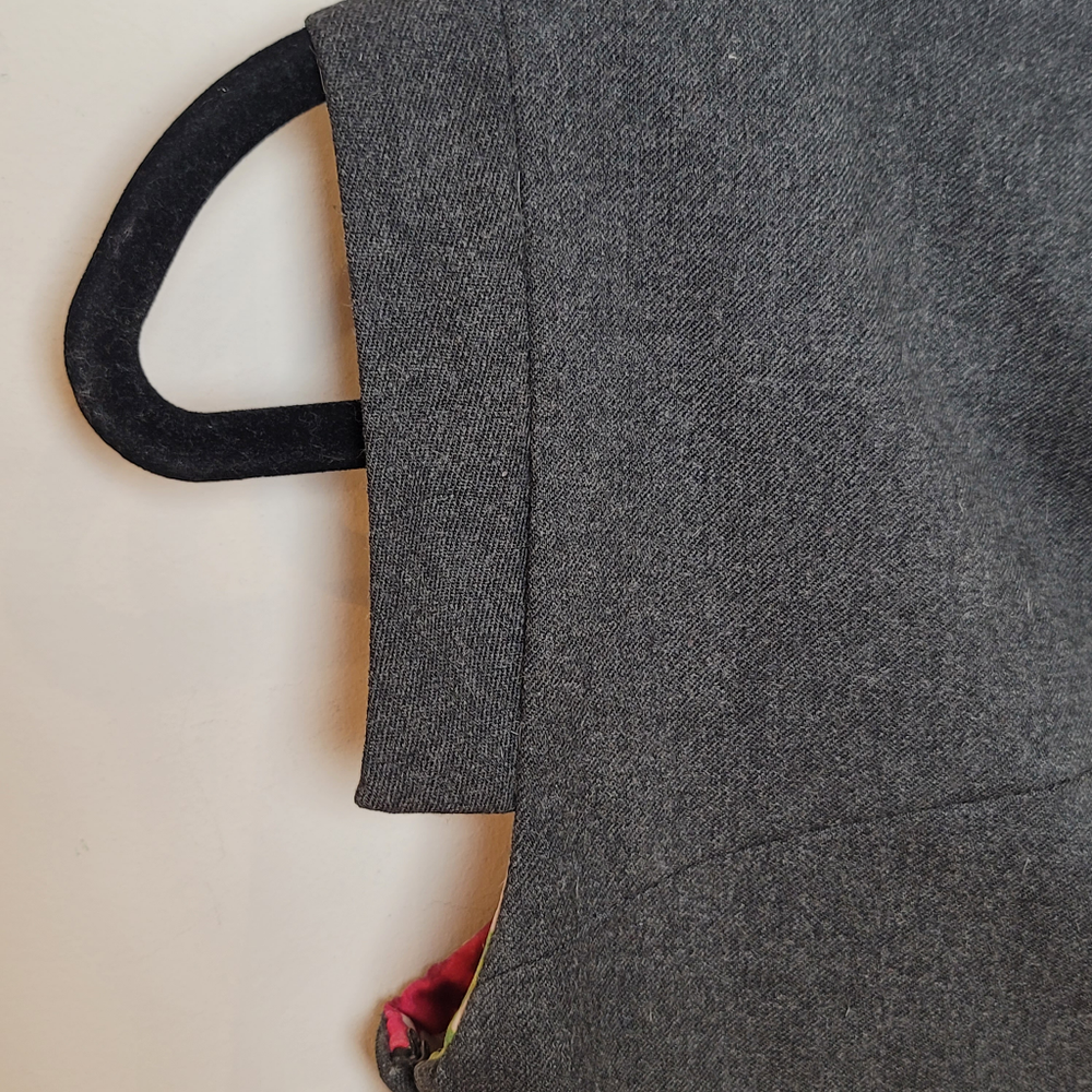 Ted Baker MIDI Dress Size 1 Gray - Picture 10 of 16